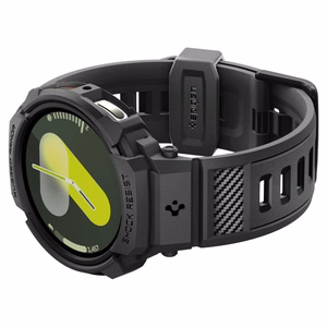 Spigen Rugged Armor Pro Strap for Samsung Galaxy Watch 8 44mm - Matte Black