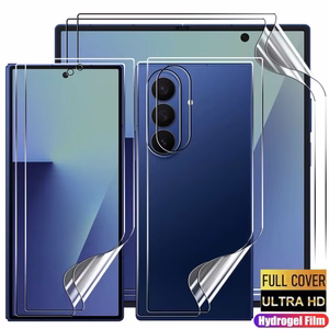 Apsauginis stikliukas "Flexible Clear HD" rinkinys 3in1 skirtas Samsung F956 Z Fold6 (Bulk)