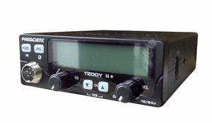 PRESIDENT TEDDY II+ ASC VOX CB radijo stotelė, 12/24 V, AM/FM