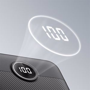 Išorinė baterija VEGER 20000 mAh PD QC3.0 2A 20W L20S (VP2039PD / W2039PD) juoda