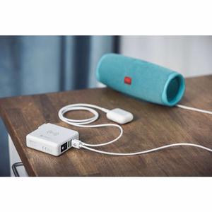 FORCELL F-ENERGY daugiafunkcis įkroviklis 15W 4in1 su USB/USB-C jungtimi, išorine baterija 8000mAh ir belaidžiu įkrovimu