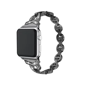 Laikrodžio apyrankės kilpa (f) Apple Watch 42/44/45 dizainas 3 - juoda (f)