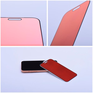 Bestsuit 5D Colorful Privacy 180 lankstus hibridinis apsauginis stiklas, skirtas iPhone 15 Pro Max, rausvai violetinis