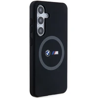 BMW M Silikoninis spausdintas žiedas Magnetinis dėklas telefonui Samsung Galaxy S24 - juodas