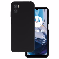 Silikoninis Lite dėklas Motorola Moto E22/E22i (m) - juodas (m)
