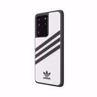 Adidas OR formuotas dėklas PU Samsung Galaxy S20 Ultra - balta ir juoda