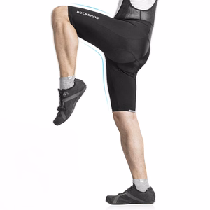 Rockbros RK20024XL dviratininko šortai su petnešomis ir XXXXL įdėklu - juoda