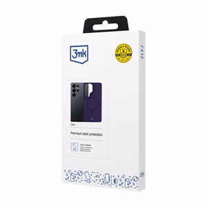 3mk Smoke MagCase для Samsung Galaxy S25 Ultra фиолетово-полупрозрачный