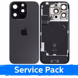 Galinis dangtelis skirtas Apple iPhone 16 Pro / Black Titanium / (Service Pack)