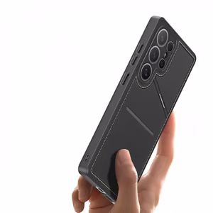 Dux Ducis Rafi II Чехол для Samsung Galaxy S25 Ultra с подставкой и кошельком - чёрный