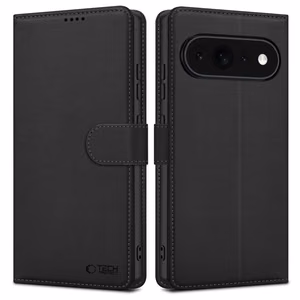 Tech-Protect Wallet dėklas, skirtas „Google Pixel 11 / 11 Pro“ – matinis juodas