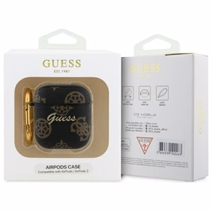 Guess GUA2PG4GPK AirPods 1/2 cover black/black 4G Hook