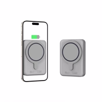 Išorinė baterija Tech-Protect PB11 LifeMag MagSafe 10000 mAh - titano