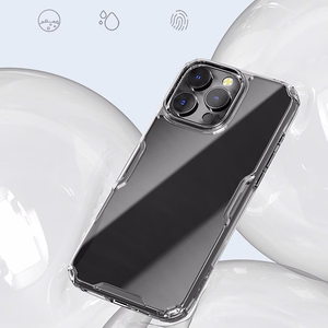 Nillkin Nature Pro dėklas telefonui iPhone 16 Pro - permatomas ir baltas