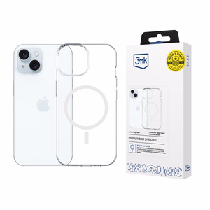 3mk Armor MagCase Dėklas telefonui iPhone 15 - Skaidrus