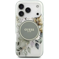 "Guess IML Flower & Tonal Circle MagSafe" dėklas "iPhone 17 Pro Max", žalias