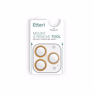 Etteri camera lens protector iPhone 17 Pro / 17 Pro Max oranžinis