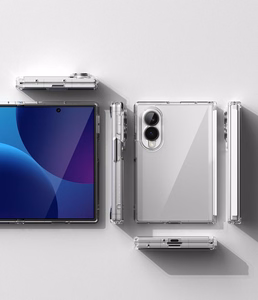 Ringke Fusion Flap dėklas, skirtas Samsung Galaxy Z Fold 8 – skaidrus