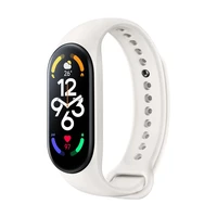 Silikoninis dirželis Xiaomi Mi Band 5 / 6 / 7 smėlinas (11)