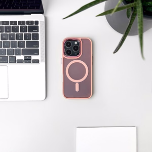 Magnetinė kolekcija MagSafe dėklas iPhone 16 Plus - rožinė