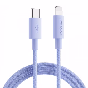 USB laidas Joyroom S-1024M13 violetinis Type-C / Lightning 100cm (iki 20W)