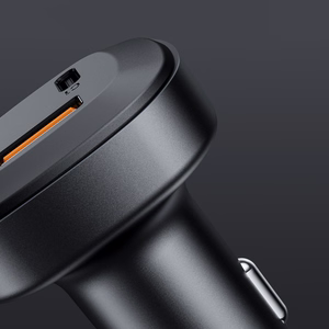 Acefast automobilinis įkroviklis 66W 2x USB Type C / USB, PPS, Power Delivery, Quick Charge 4.0, AFC, FCP, SCP juodas (B3 juodas)
