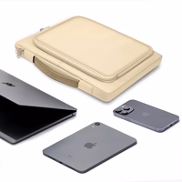 Tech-Protect Basic krepšys 13–14" nešiojamam kompiuteriui - smėlinis