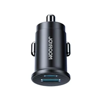 Automobilinis įkroviklis Joyroom JR-CCN16 USB-A/USB-C 15W juodas
