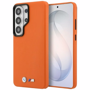 BMW M Metal Logo MagSafe dėklas Samsung Galaxy S26 Ultra - oranžinis