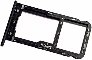 SIM kortelės laikiklis Huawei P9 Lite Mini/Y6 Pro 2017 juodas originalus (service pack)