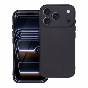 Matinis dėklas telefonui IPHONE 17 Pro - juodas