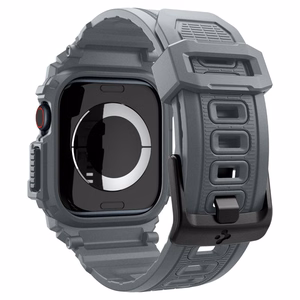 Spigen Rugged Armor dėklas Apple Watch 10 46mm laikrodžiui - pilkas
