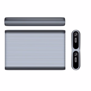 Orico AM2C3-2N dviejų diskų dėklas dviem M.2 NVME USB-C 3.2 10Gb/s diskams - pilkas