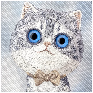 Nimmy Big Eyed Pet 2.0 katės dėklas telefonui iPhone 17 - pilkas