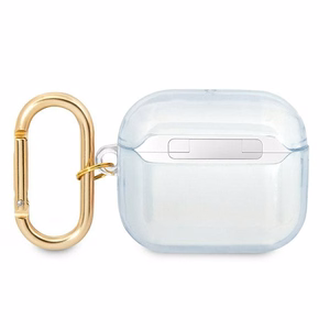 Guess GUA3HHTSB AirPods 3 dėklas mėlynas/mėlynas Dirželių kolekcija