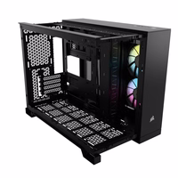 Corsair 2500X RGB „Micro Tower“ Juoda