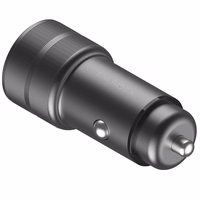 ENERGEA ład. sam. 1xUSB+1xUSB-C PD-QC3.0 38W pilkas/gunmetal Alu Drive PD20+