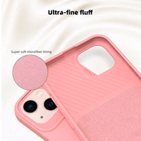 SLIDE dėklas SAMSUNG S24 - šviesiai rožinis