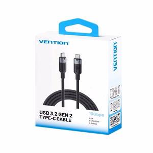 Vention USB 3.2 5A 10Gbps 1m BK USB-C į C kabelis