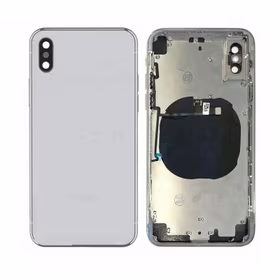 Galinis dangtelis iPhone X Silver pilnas originalus (used Grade B)