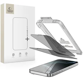 Tech-Protect Quick Set Spy+ Privatumo stiklas 2-jų rinkinys iPhone 16 Pro