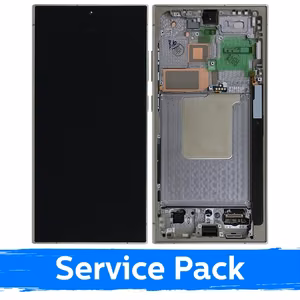 LCD ekranas suderinamas su Samsung S928 S24 Ultra su rėmeliu / Titanium Gray / (Service Pack)