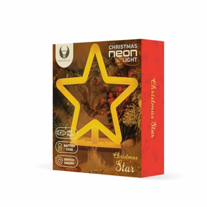 Neon Wood stovas LED STAR šiltai baltas FLNW04 Forever Light