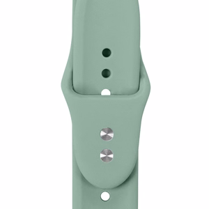 Crong Liquid dirželis, skirtas Apple Watch 38 / 40 / 41 / 42 mm, šalavijų žalias