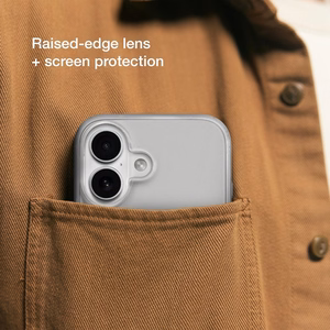 Incase Slim Case dėklas su MagSafe, skirtas iPhone 16 Plus, skaidrus