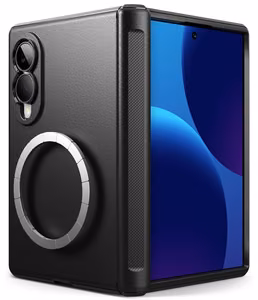 Ringke Onyx Flap dėklas, skirtas Samsung Galaxy Z Fold 8, suderinamas su MagSafe – juodas