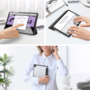 Dėklas Dux Ducis Toby Samsung X210/X215/X216 Tab A9 Plus 11.0/X230/X235/X236 Tab A11 Plus 11.0 juodas