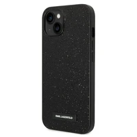 Dėklas telefonui Karl Lagerfeld KLHCP14MG2ELK iPhone 14 Plus 6.7\" juodas / juodas Glitter Plaque Logo