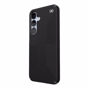 Speck Presidio2 Grip case for Samsung Galaxy S25+ / S24+, Black / Slate Grey