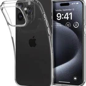 Spigen Liquid Crystal iPhone 15 Pro dėklas - skaidrus
